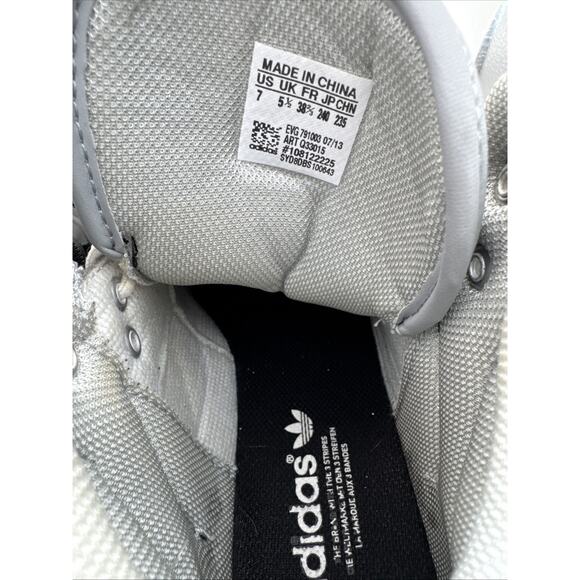 Womens Adidas Round HouseMid W - Q33015 Black Silver White Trainers Size 7 Clean - Picture 7 of 14